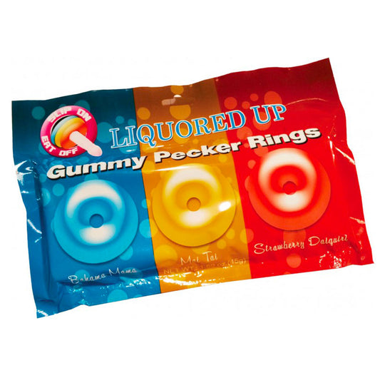 Liquored Up Gummy Pecker Cock Rings | Gifts & Gift Sets | Hott Products | Bodyjoys