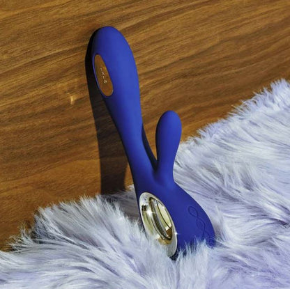 Lelo Soraya Wave Dual Rabbit Vibrator Midnight Blue | Rabbit Vibrator | Lelo | Bodyjoys