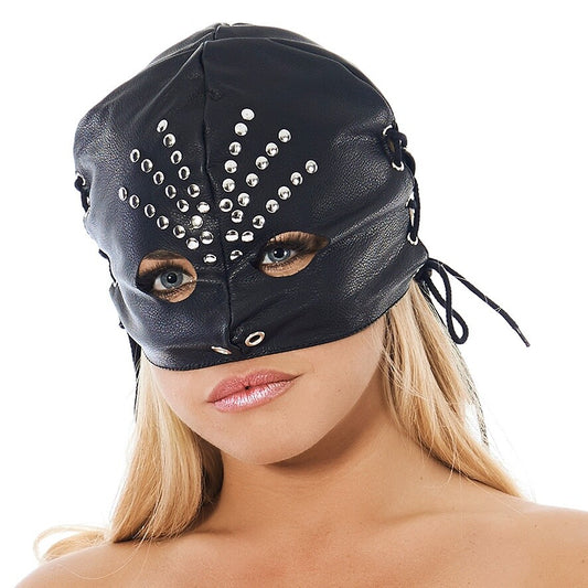 Rimba Leather Head Mask | Bondage Hoods & Masks | Rimba | Bodyjoys