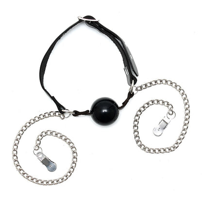 Mouth Gag And Nipple Chain | Bondage Gag | Rimba | Bodyjoys