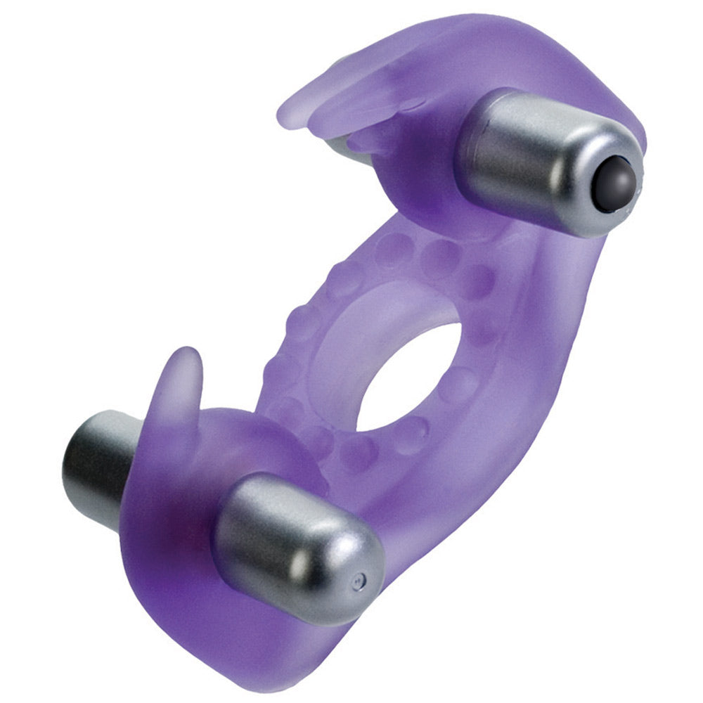 Wireless Rockin’ Rabbit Duo Vibrating Cock Ring | Vibrating Cock Ring | CalExotics | Bodyjoys