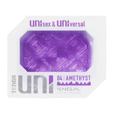 Tenga UNI 04 Amethyst Stimulation Sleeve Purple | Male Masturbator | Tenga | Bodyjoys