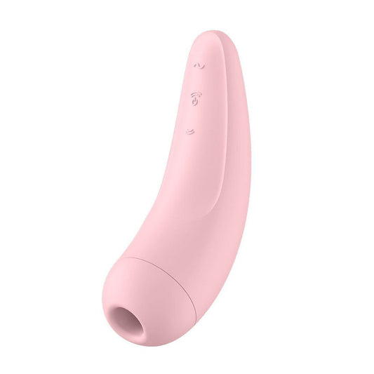 Satisfyer Curvy 2 Plus Clitoral Massager App-Enabled Pink | Clitoral Suction Vibrator | Satisfyer | Bodyjoys