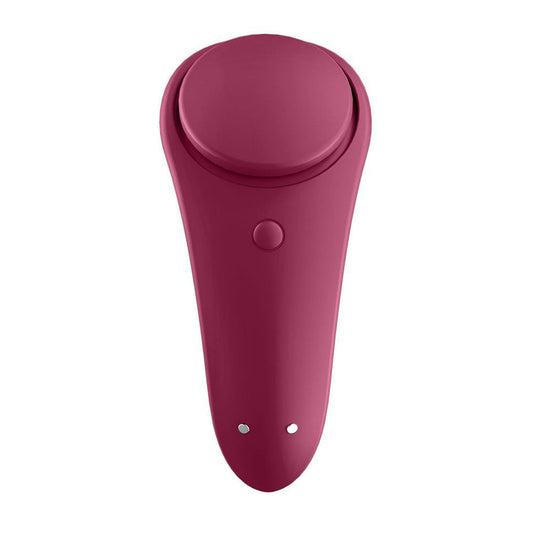 Satisfyer Sexy Secret Panty Vibrator App-Enabled Wine Red | Vibrating Knickers | Satisfyer | Bodyjoys