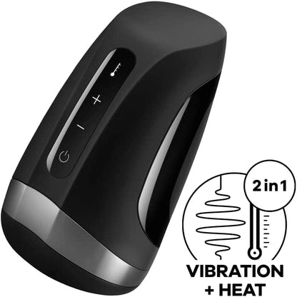 Satisfyer Men Heat And Vibration Masturbator | Male Vibrator | Satisfyer | Bodyjoys
