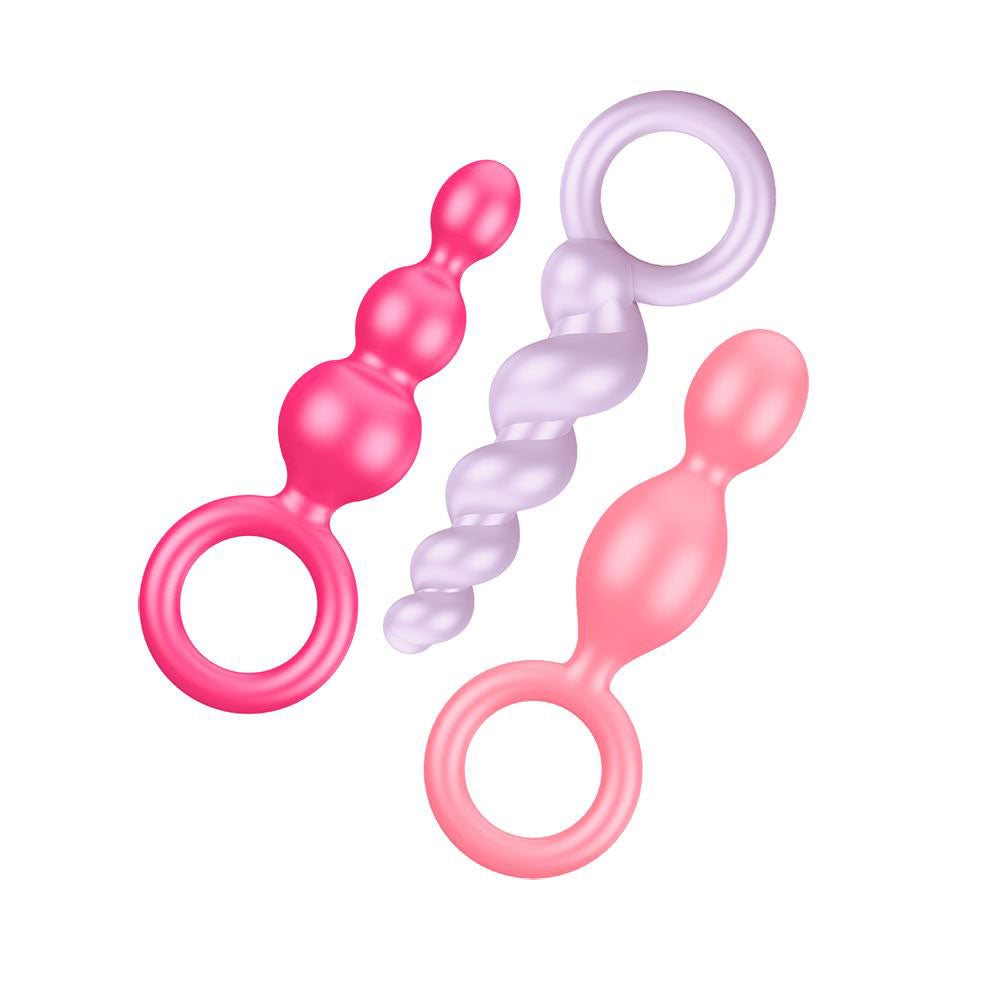 Satisfyer Booty Call Anal Plug Set Multicolour 3 Pieces | Butt Plug Set | Satisfyer | Bodyjoys