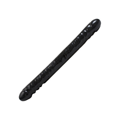 Double Header 18 Inch Veined Bender Dong Black | Double-Ended Dildo | Doc Johnson | Bodyjoys