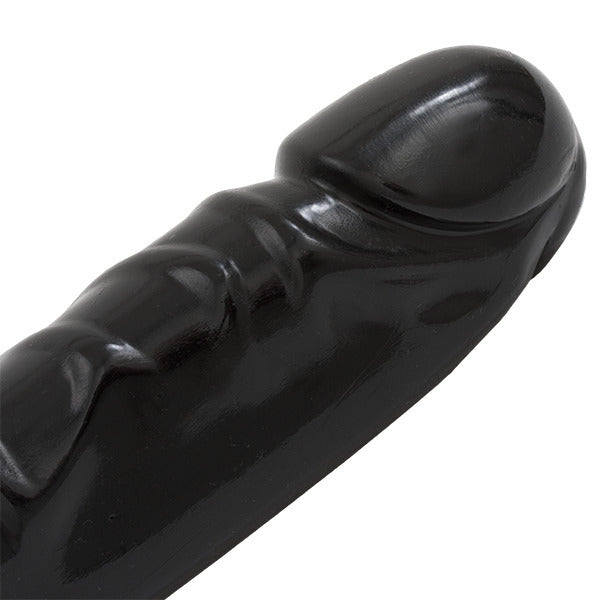 Double Header 12 Inch Jr Veined Bender Dong Black | Double-Ended Dildo | Doc Johnson | Bodyjoys