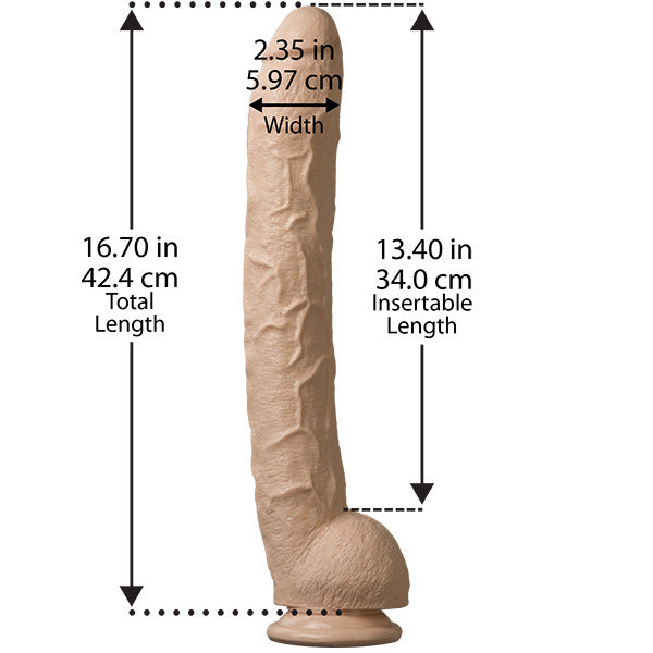 Dick Rambone Gigantic 15 Inch Dildo | Large Dildo | Doc Johnson | Bodyjoys