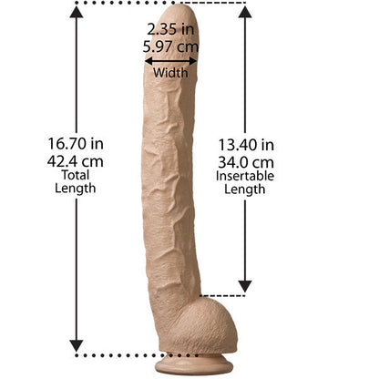 Dick Rambone Gigantic 15 Inch Dildo | Large Dildo | Doc Johnson | Bodyjoys