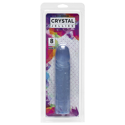 Crystal Jellies 8 Inch Classic Dong Clear | Large Dildo | Doc Johnson | Bodyjoys