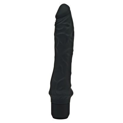 ToyJoy Get Real 8 Inch Classic Silicone Vibrator Black | Dildo Vibrator | ToyJoy | Bodyjoys