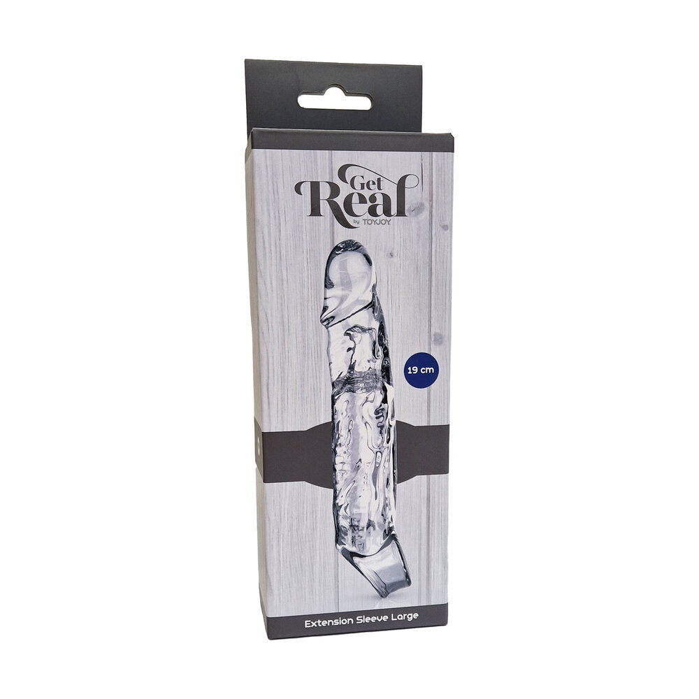 ToyJoy Get Real 7.5 Inch Extension Sleeve Large | Penis Sheath | ToyJoy | Bodyjoys