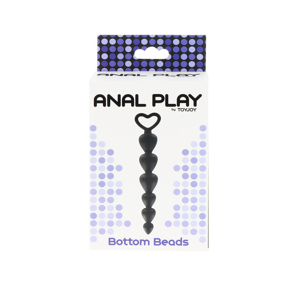 ToyJoy Anal Play Bottom Beads Black | Anal Beads | ToyJoy | Bodyjoys