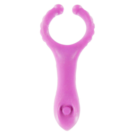 ToyJoy Vibrating Clit-Stim C-Ring Purple | Vibrating Cock Ring | ToyJoy | Bodyjoys