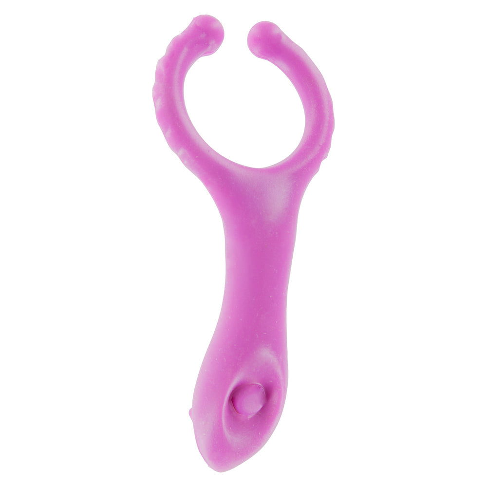 ToyJoy Vibrating Clit-Stim C-Ring Purple | Vibrating Cock Ring | ToyJoy | Bodyjoys