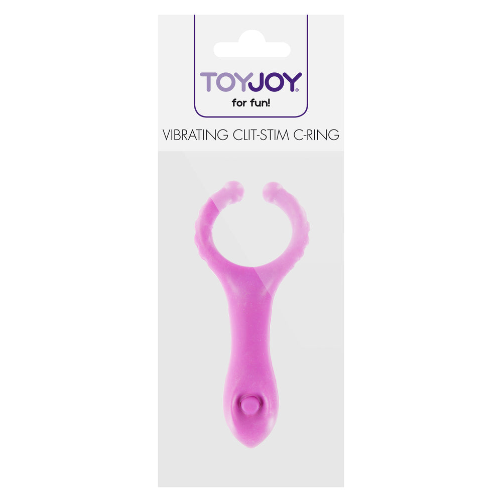 ToyJoy Vibrating Clit-Stim C-Ring Purple | Vibrating Cock Ring | ToyJoy | Bodyjoys