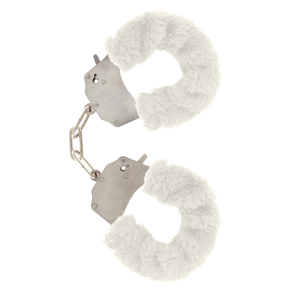 ToyJoy Furry Fun Handcuffs White | Bondage Handcuffs | ToyJoy | Bodyjoys