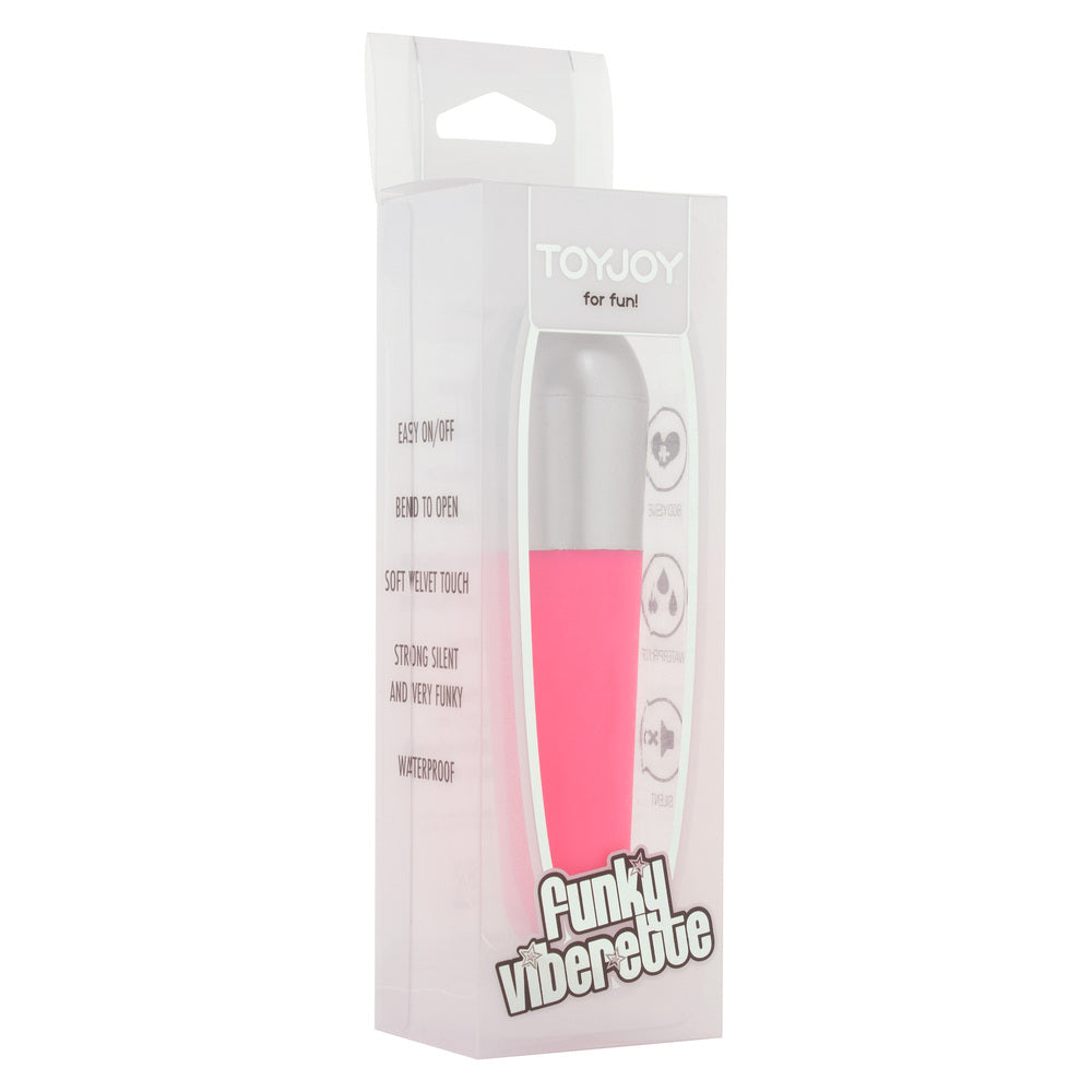 ToyJoy Funky Viberette Mini Vibrator Pink | Bullet Vibrator | ToyJoy | Bodyjoys