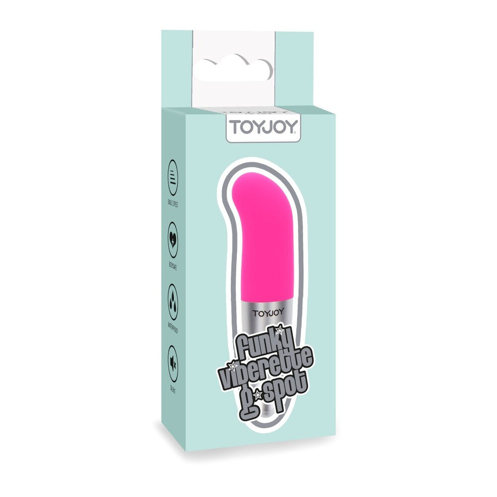 ToyJoy Funky Viberette Mini G-Spot Vibrator Violet | Bullet Vibrator | ToyJoy | Bodyjoys