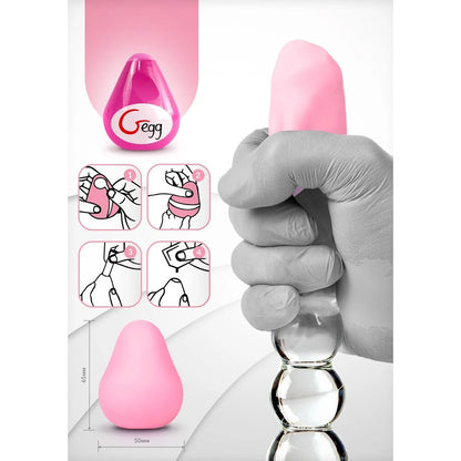 G Vibe G-Egg Masturbator Pink | Male Masturbator | Gvibe | Bodyjoys