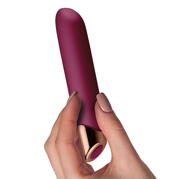 Rocks-Off Chaiamo Rechargeable Vibrator Burgundy | Classic Vibrator | Rocks-Off | Bodyjoys