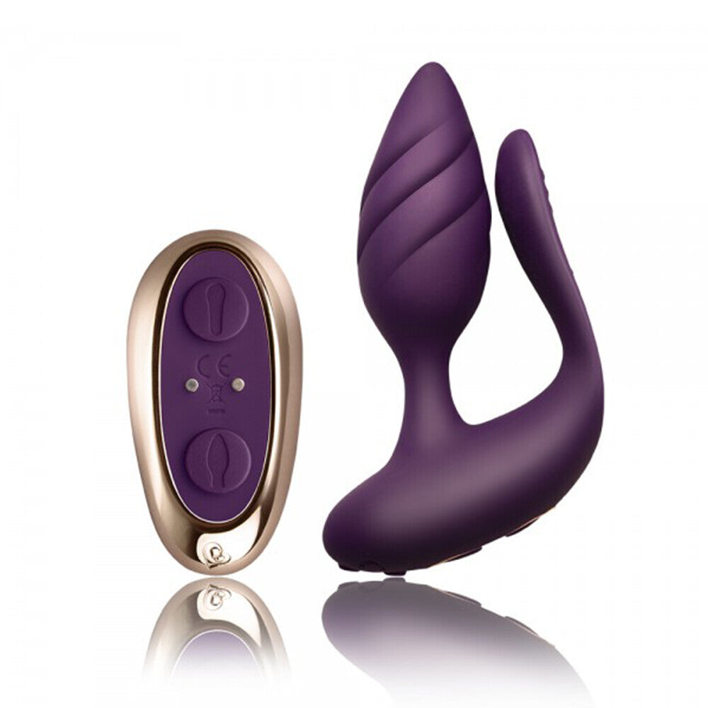 Rocks-Off Cocktail Remote Control Couples’ Vibe Purple | Couples Vibrator | Rocks-Off | Bodyjoys