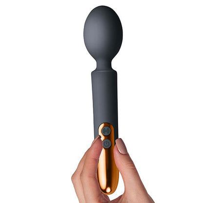 Rocks-Off Oriel Rechargeable Couples’ Play Wand Black | Massage Wand Vibrator | Rocks-Off | Bodyjoys