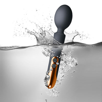 Rocks-Off Oriel Rechargeable Couples’ Play Wand Black | Massage Wand Vibrator | Rocks-Off | Bodyjoys