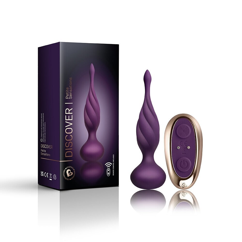 Rocks-Off Discover Petite Sensations Butt Plug Purple | Vibrating Butt Plug | Rocks-Off | Bodyjoys