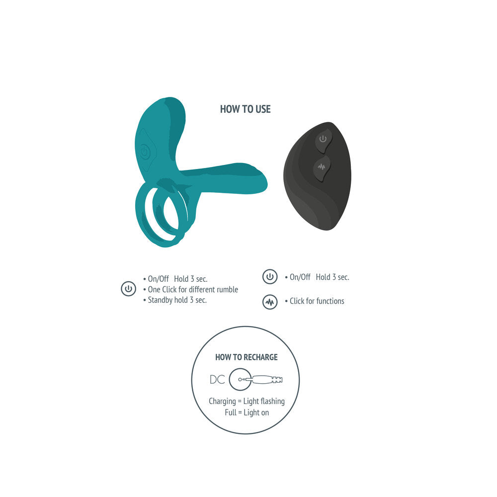 Xocoon Couples Vibrator Ring | Vibrating Cock Ring | Xocoon | Bodyjoys