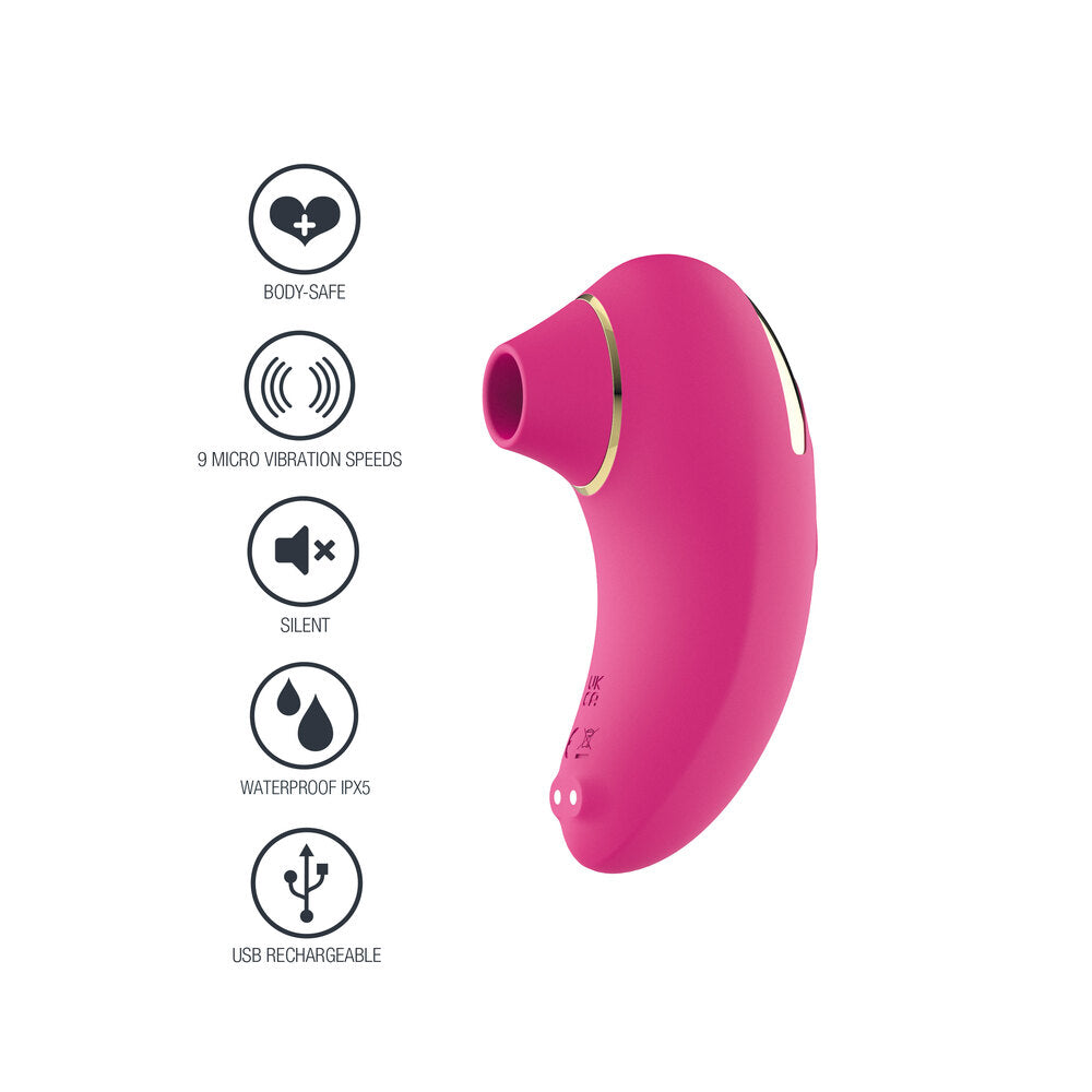 Xocoon Infinite Love Clit Stimulator Pink | Clitoral Suction Vibrator | Xocoon | Bodyjoys