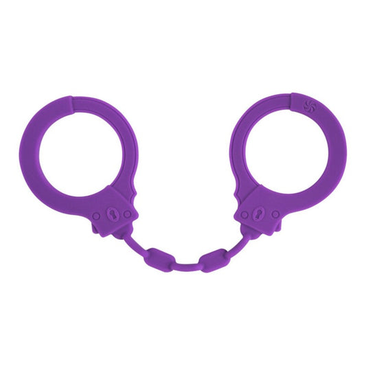 Lola Party Hard Suppression Silicone Handcuffs Purple | Bondage Handcuffs | Lola | Bodyjoys