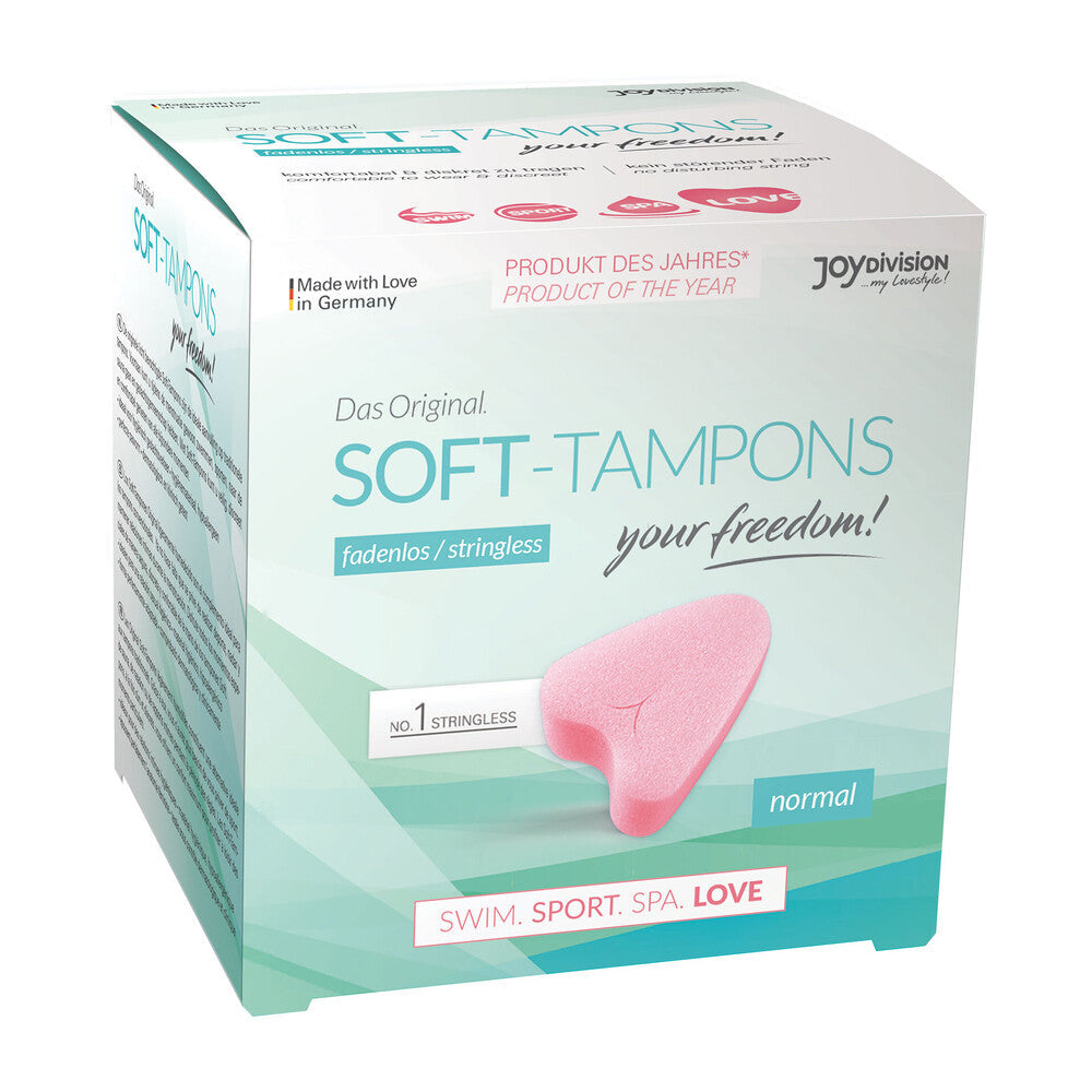 Stringless Soft Tampons Original Normal 3 Pieces | Female Intimate Care | Joydivision | Bodyjoys