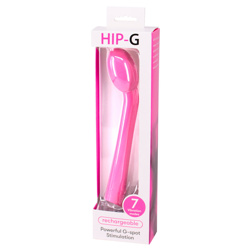 Hip-G Powerful Rechargeable G-Spot Stimulator Pink | G-Spot Vibrator | Seven Creations | Bodyjoys