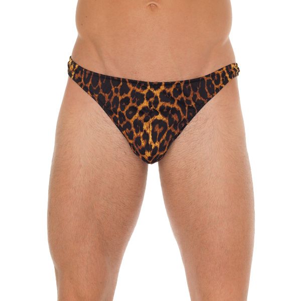Mens Leopard Print G-String | Sexy Male Underwear | Rimba | Bodyjoys