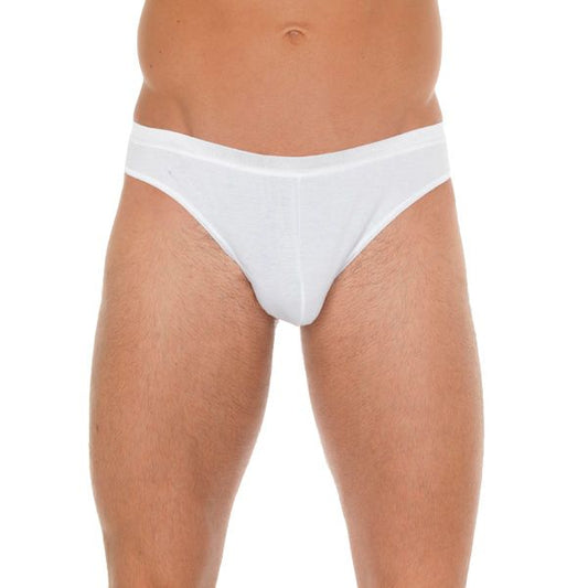 Mens White Cotton G-String | Sexy Male Underwear | Rimba | Bodyjoys