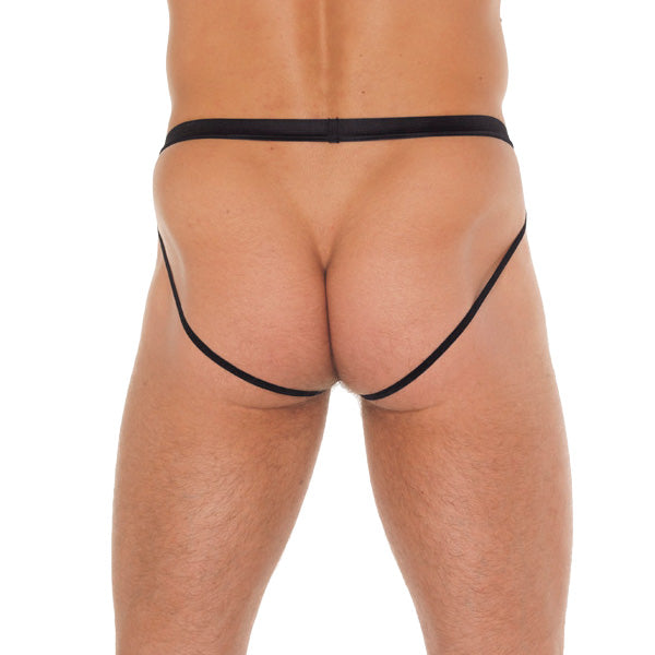 Mens Black Pouch With Jockstraps | Sexy Male Underwear | Rimba | Bodyjoys