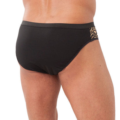 Mens Animal Print Briefs With Zipper | Sexy Male Underwear | Rimba | Bodyjoys