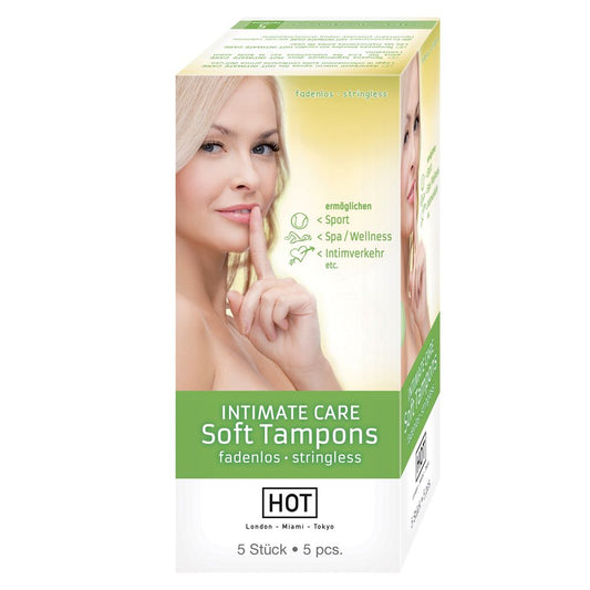 Intimate Care Soft Tampons 5 Pieces | Female Intimate Care | HOT | Bodyjoys