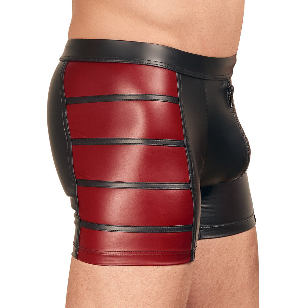 NEK Matte Look Pants In Black And Red | Male Fetish Wear | NEK | Bodyjoys