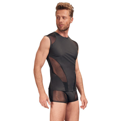 NEK Matte Look Sleeveless Shirt Black | Sexy Male Underwear | NEK | Bodyjoys