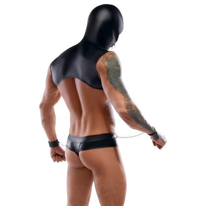 Svenjoyment Male Bondage Wear Set With Restraints Black | Male Fetish Wear | Svenjoyment | Bodyjoys