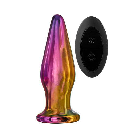 Glamour Glass Remote Control Tapered Butt Plug | Glass Butt Plug | Dream Toys | Bodyjoys
