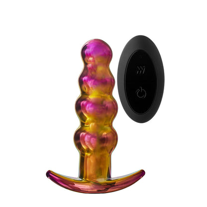 Glamour Glass Remote Control Beaded Butt Plug | Vibrating Butt Plug | Dream Toys | Bodyjoys