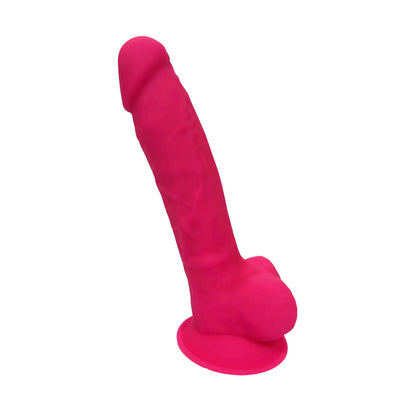 Real Love Thermo Reactive 7 Inch Dildo With Balls Fuchsia | Realistic Dildo | Dream Toys | Bodyjoys