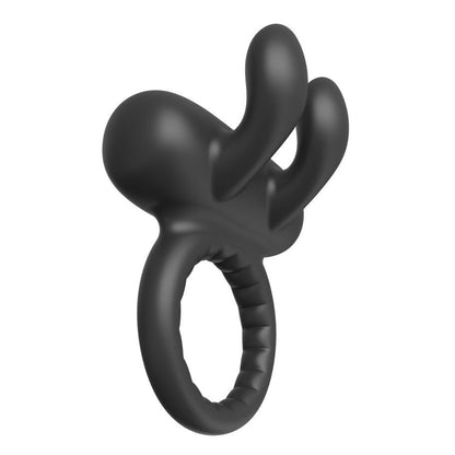 Ramrod Rabbit Vibrating Cock Ring Black | Vibrating Cock Ring | Dream Toys | Bodyjoys