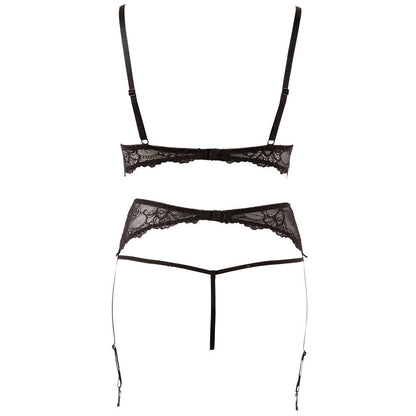 Abierta Fina Pearl Bra Suspender And String | Bras & Bra Sets | Abierta Fina | Bodyjoys