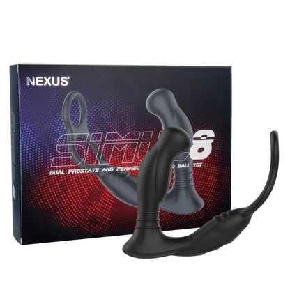 Nexus Simul8 Dual Prostate And Perineum Cock And Ball Toy | Anal Cock Ring | Nexus | Bodyjoys