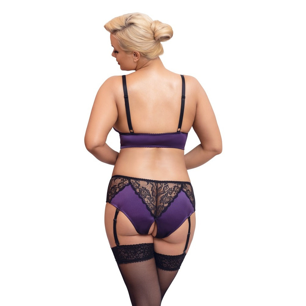 Cottelli Curves Bralette Suspender Set | Bras & Bra Sets | Cottelli Lingerie | Bodyjoys